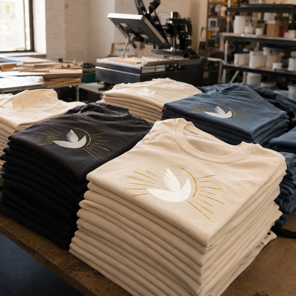 Camisetas personalizadas para igrejas