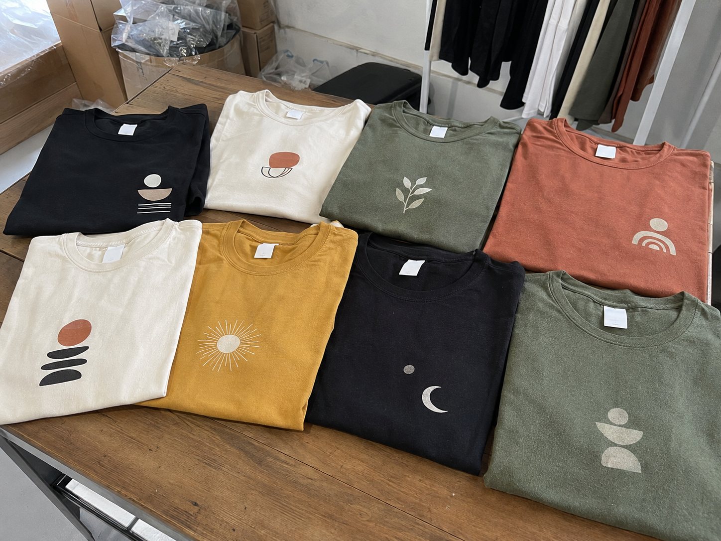 Camisetas de coleção de marca própria